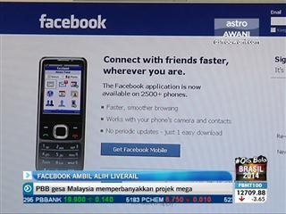 Facebook ambil alih Liverail