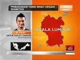 Pemakanan sihat cegah diabetes: Reaksi Datuk Fazley