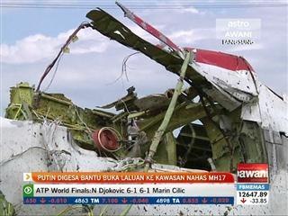 Putin digesa bantu buka laluan ke kawasan nahas MH17