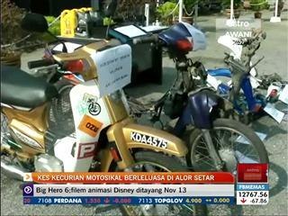 Kes kecurian motosikal berleluasa di Alor Setar