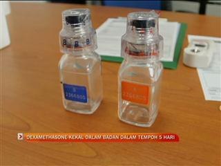 Dexamethasone kekal dalam badan dalam tempoh 5 hari