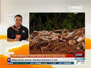 Perkembangan tanah runtuh Bukit Beruntung