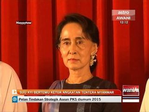 Suu Yyi bertemu ketua angkatan tentera Myanmar