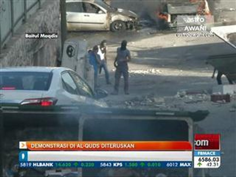 Demonstrasi di Al-Quds diteruskan