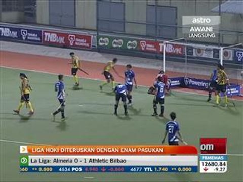 Liga hoki diteruskan dengan enam pasukan