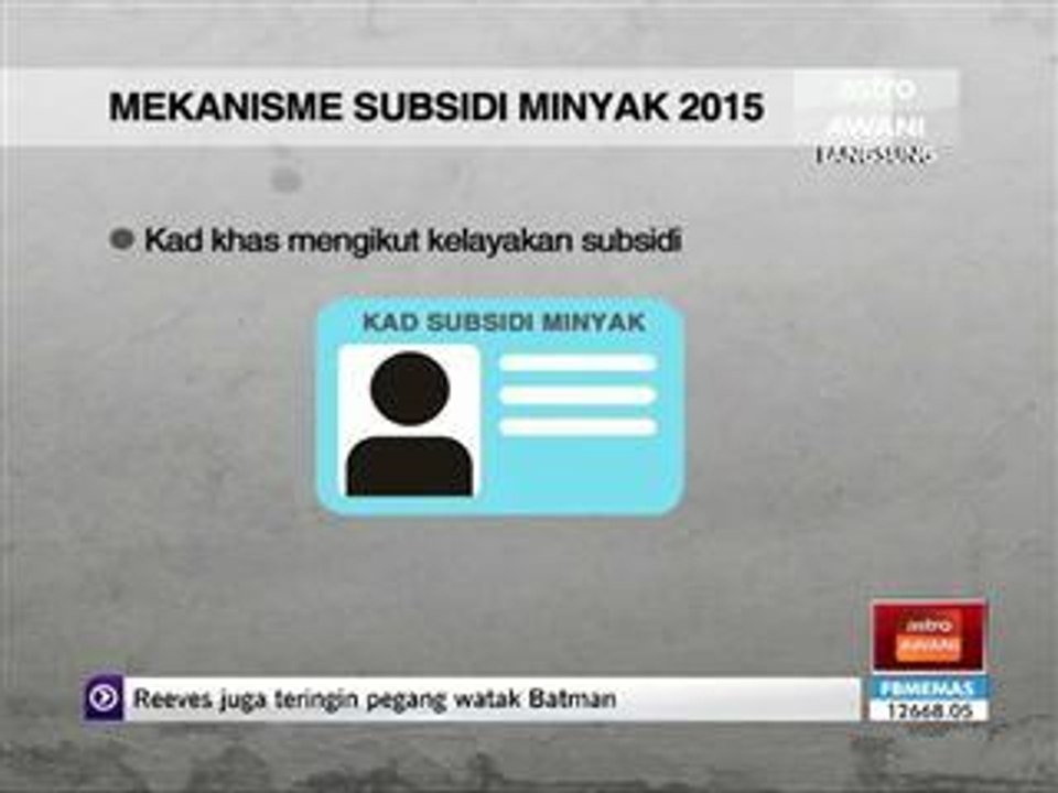 Mekanisme Subsidi Minyak 2015