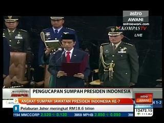 Angkat sumpah jawatan presiden Indonesia ke-7