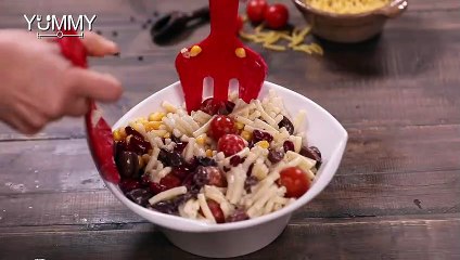 طريقة عمل سلطة المعكرونة بالزبادي والمايونيز