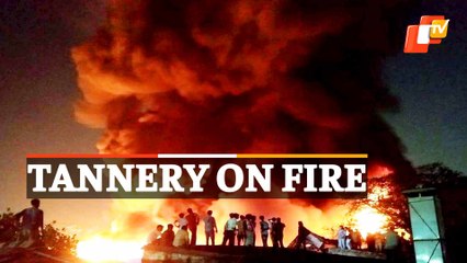 Massive Fire Breaks Out In Kolkata’s Tangra Area