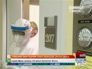 Thailand dan Filipina turut bersedia untuk Ebola