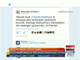 PM ucap takziah kepada Zambry