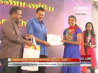 Pemeriksaan percuma di Astro Medical Camp