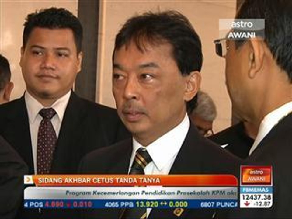 Sidang akhbar cetus tanda tanya