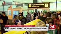 Llegaron un nuevo grupo de peruanos repatriados desde Ucrania