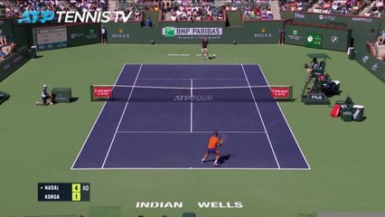 Indian Wells - Nadal s'est fait peur