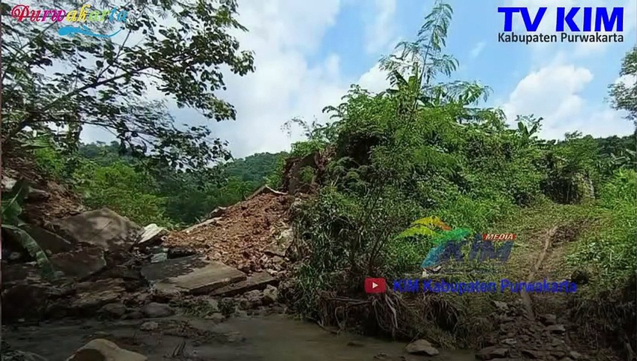 Jembatan Ambruk di Purwakarta