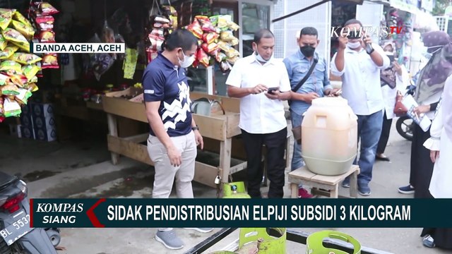 Sidak Temukan Kios-kios Kecil di Aceh Jual Elpiji Subsidi 3 Kg dengan Harga Tertingi Rp 35.000!