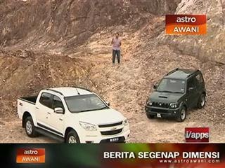 Showdown off the tarmac, Chevrolet Colorado Muscle vs Suzuki Jimny