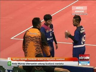 Skuad sepak takraw wanita negara hambar