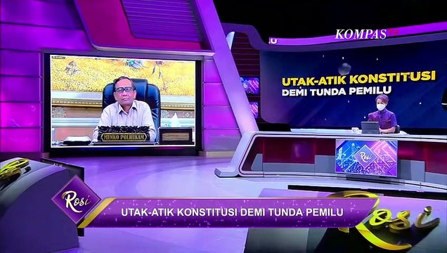 Mahfud MD soal Wacana Penundaan Pemilu: Tak Pernah Dibicarakan Presiden | Rosi
