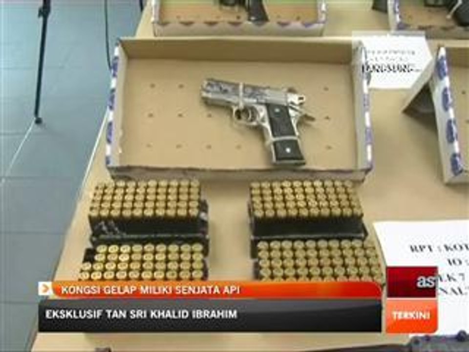 Kongsi gelap miliki senjata api