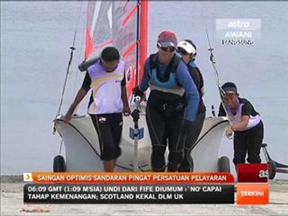 Saingan optimis sandaran pingat persatuan pelayaran