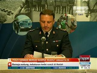 Polis Kanada bekas suspek rekrut anggota IS