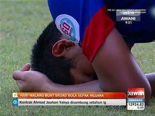 Hari malang buat skuad bola sepak negara