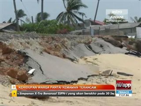 Kehidupan warga pantai Kemaman terancam