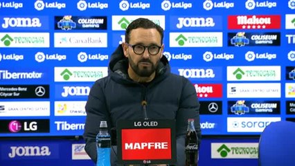 Quique: "Ha sido un partido de guerrillas"