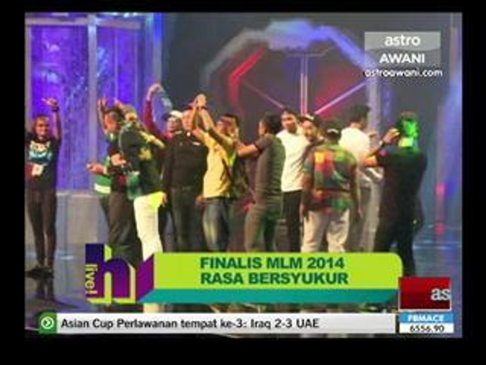 Finalis MLM 2014 rasa bersyukur