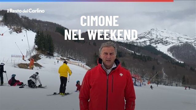 Sciare sul Cimone nel weekend, il video
