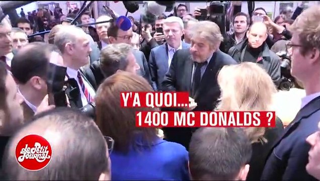 Nicolas Sarkozy et les Big Mac de Carla Bruni - Salon de l'agriculture 2015 (Le Petit Journal)