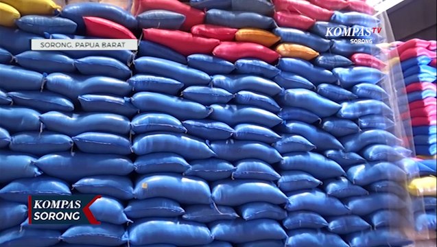 Cuaca Tidak Pengaruhi Penyaluran Beras Bulog Di Sorong Raya