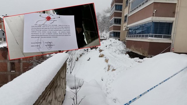 Ordu'da heyelanda boşaltılan binalar mühürlendi