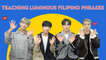K-pop Group LUMINOUS Learns Filipino Phrases