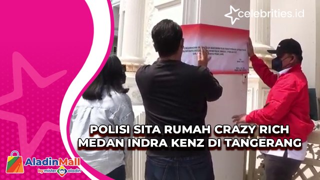 Polisi Sita Rumah Crazy Rich Medan Indra Kenz di Tangerang