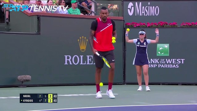 Indian Wells - Kyrgios agacé, interpelle Ben Stiller