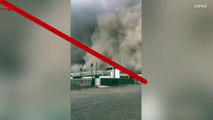 A Sandstorm Hits Chile Turning Day into Night