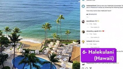 Luxe : les plus beaux hôtels 5 étoiles du monde selon Instagram