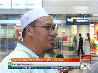 Rakyat Malaysia dibawa pulang dari Yaman