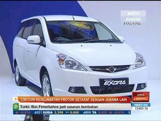 Ciri-ciri keselamatan Proton setaraf dengan jenama lain