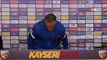 Kayserispor Teknik Sorumlusu Taşkın Aksoy: 'Hakemlerin çizgisi yok'