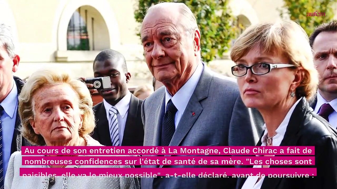 Claude Chirac donne des nouvelles rassurantes sur l’état de santé de sa mère, Bernadette