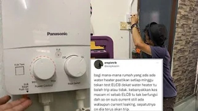 Puncanya alat pemanas air! Kes suami isteri maut terkena renjatan elektrik bikin ramai trauma... wir