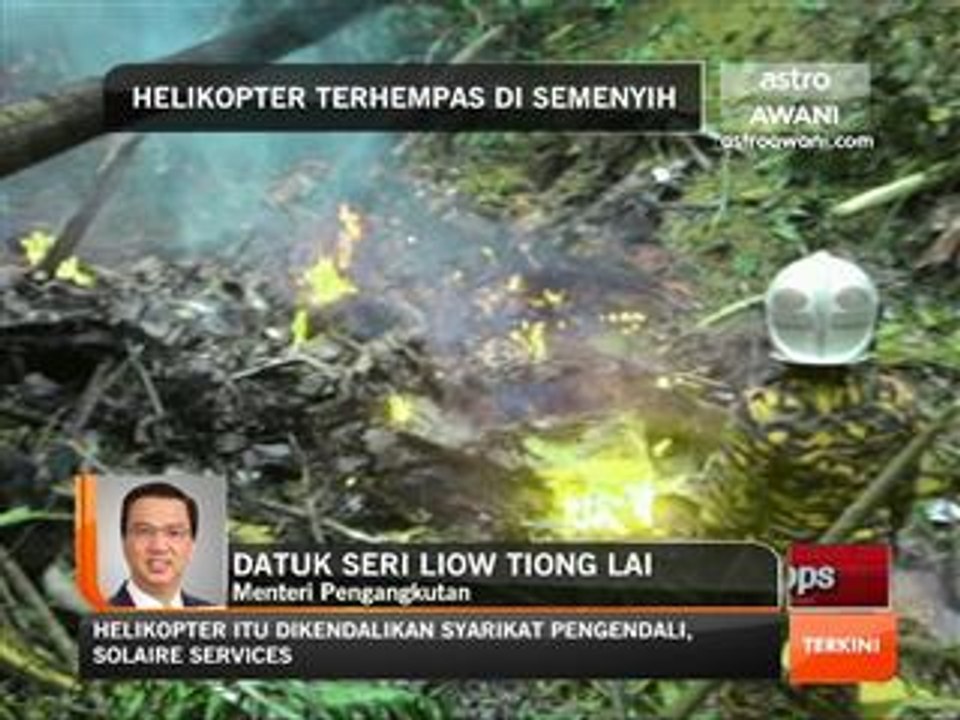 Nahas helikopter: Reaksi Datuk Seri Liow Tiong Lai