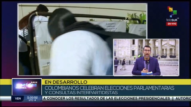 Colombianos celebran elecciones parlamentarias y consultas interpartidistas
