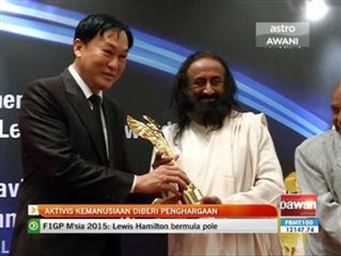 Aktivis kemanusiaan diberi penghargaan