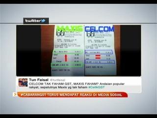 #CabaranGST terus mendapat reaksi di media sosial