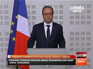 Presiden Perancis sifatkan nahas sebagai tragedi